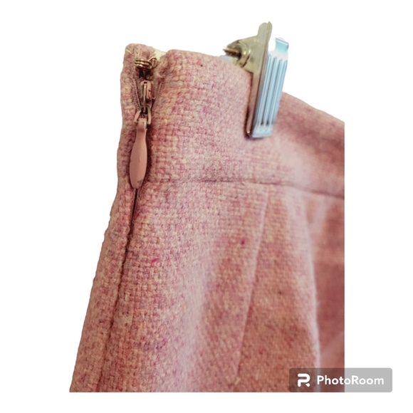 Vintage HOLT RENFREW 100% Wool Skirt - Picture 3 of 5